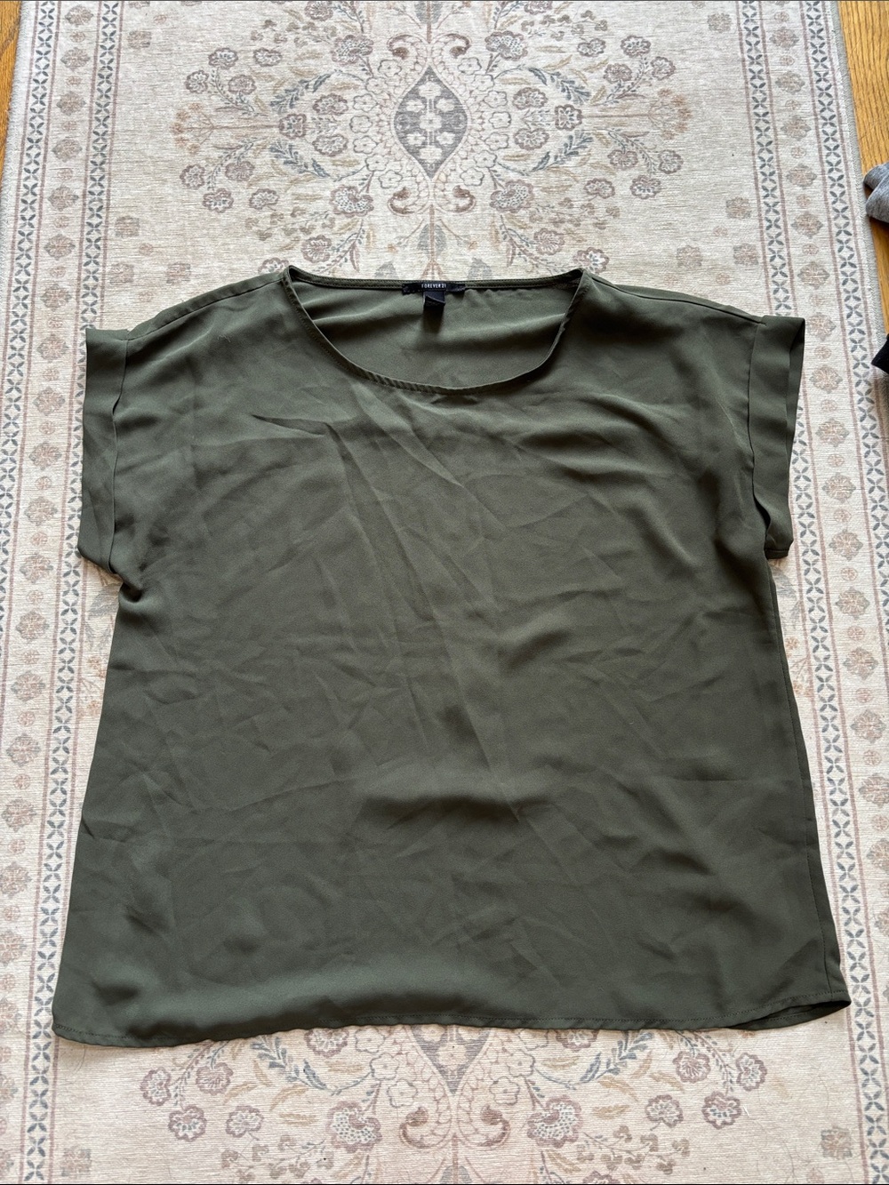 Dark Olive Green Blouse